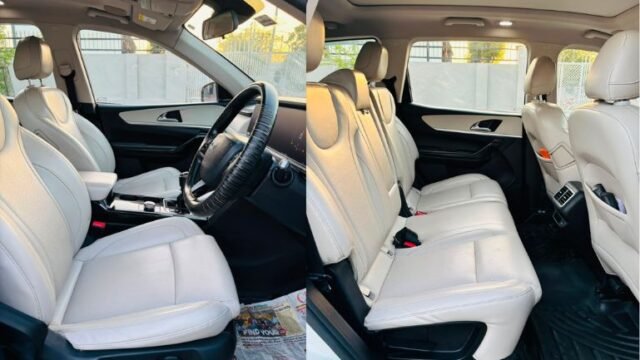 Interior view of 2019 Mahindra XUV500 W9