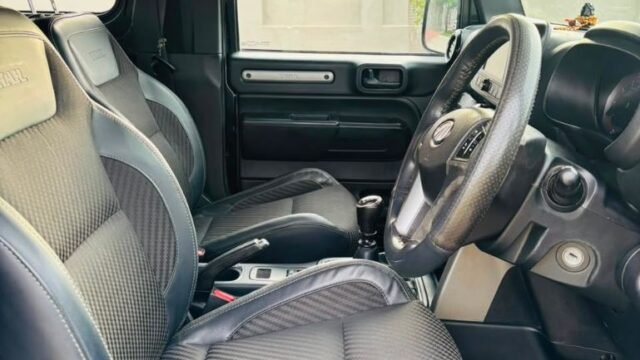 Mahindra Thar 4x4 Diesel Black Interior