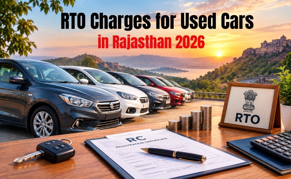 RTO Charges for Used Cars in Rajasthan